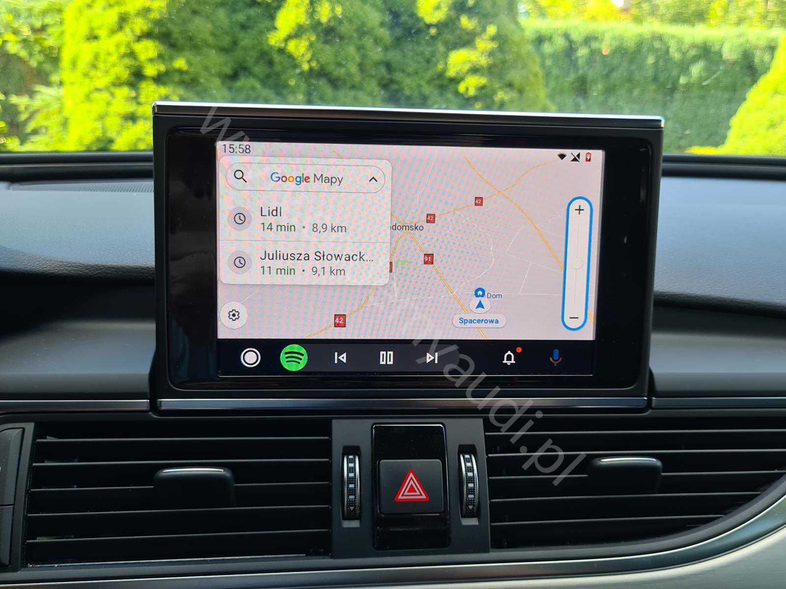 Audi VW Skoda Apple CarPlay Android Auto AppConnect FullLink MAPY MIB2