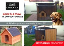 Kojec dla Psa 2x2 - ściany boczne z DREWNA | KOJCE | - ESSTAL