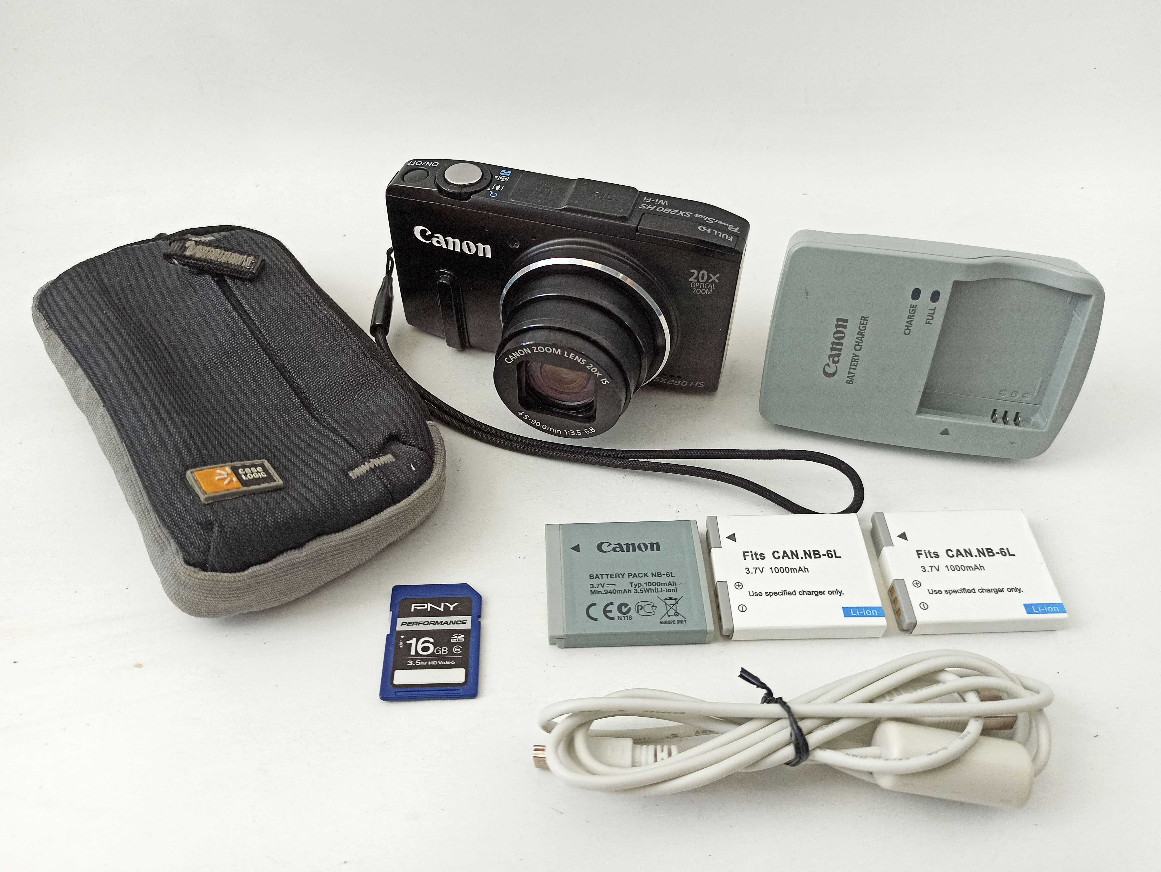 Цифровой фотоаппарат Canon PowerShot SX280 HS Black