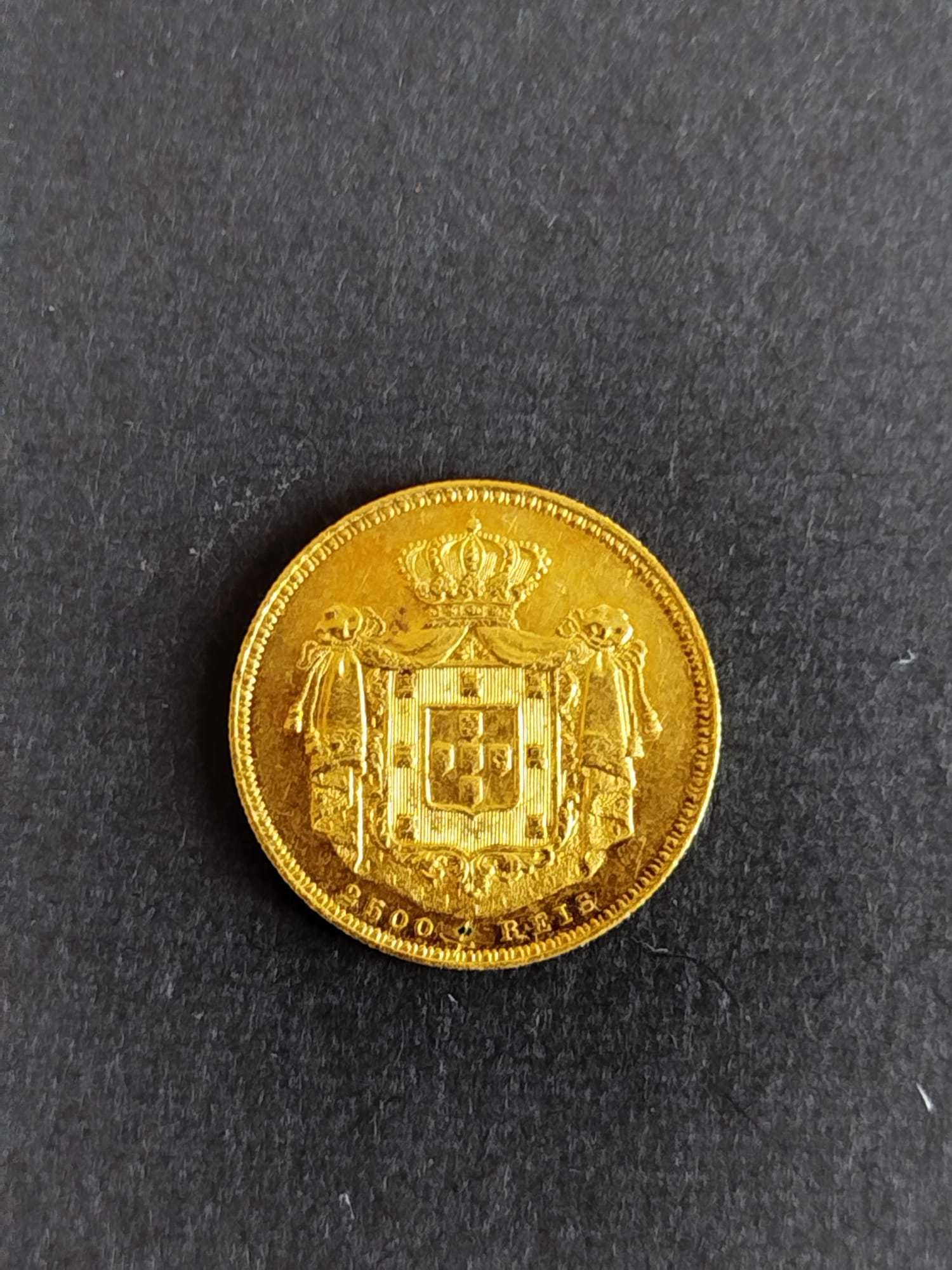 1851 - D. Maria II - 2500 Reis - Ouro