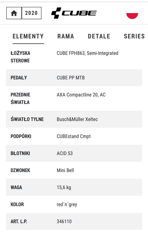 Cube Nature Allroad roz. 50 - świetny rower trekkingowy