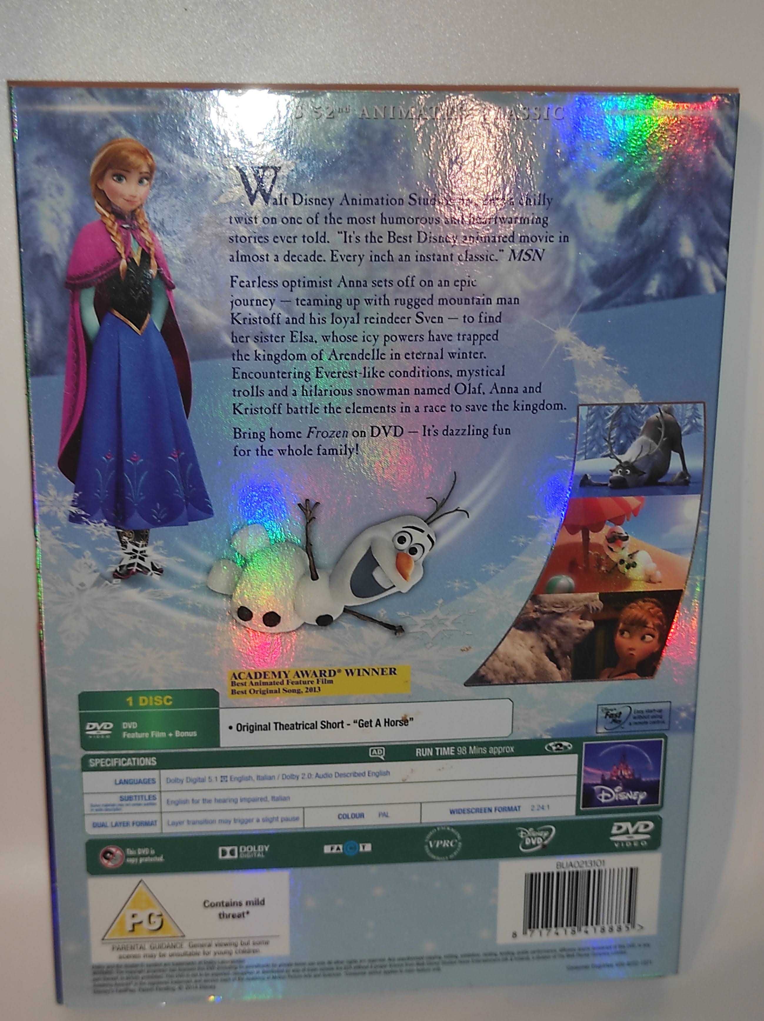 Frozen Kraina lodu disney magiczna kolekcja DVD