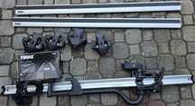 Bagażnik dachowy Thule Evo Clamp 7105 + bagażnik rowerowy Thule
