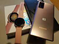 Samsung Galaxy 20 Note 256GB rysik Bronze stan bdb kompletny + zegarek