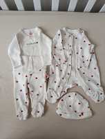 Komplet zestaw body pajac polspiochy r. 56