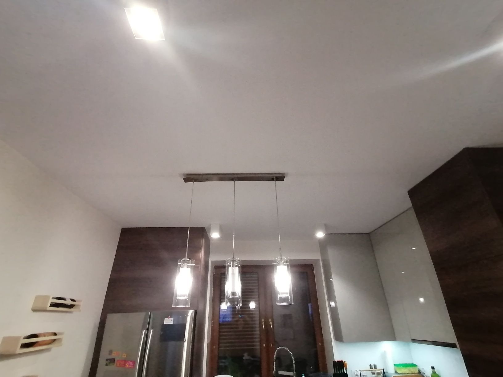 Lampa 3 klosze kuchnia jadalnia