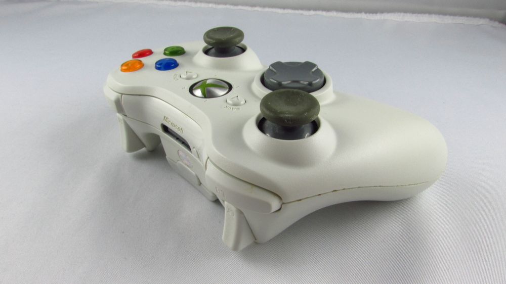 XBOX 360 - Oryginalny Bezprzewodowy Pad na baterię Biały 3
