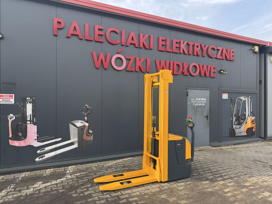 Paleciak elektryczny Jungheinrich 530 cm 1400 kg wózek Ejc 14