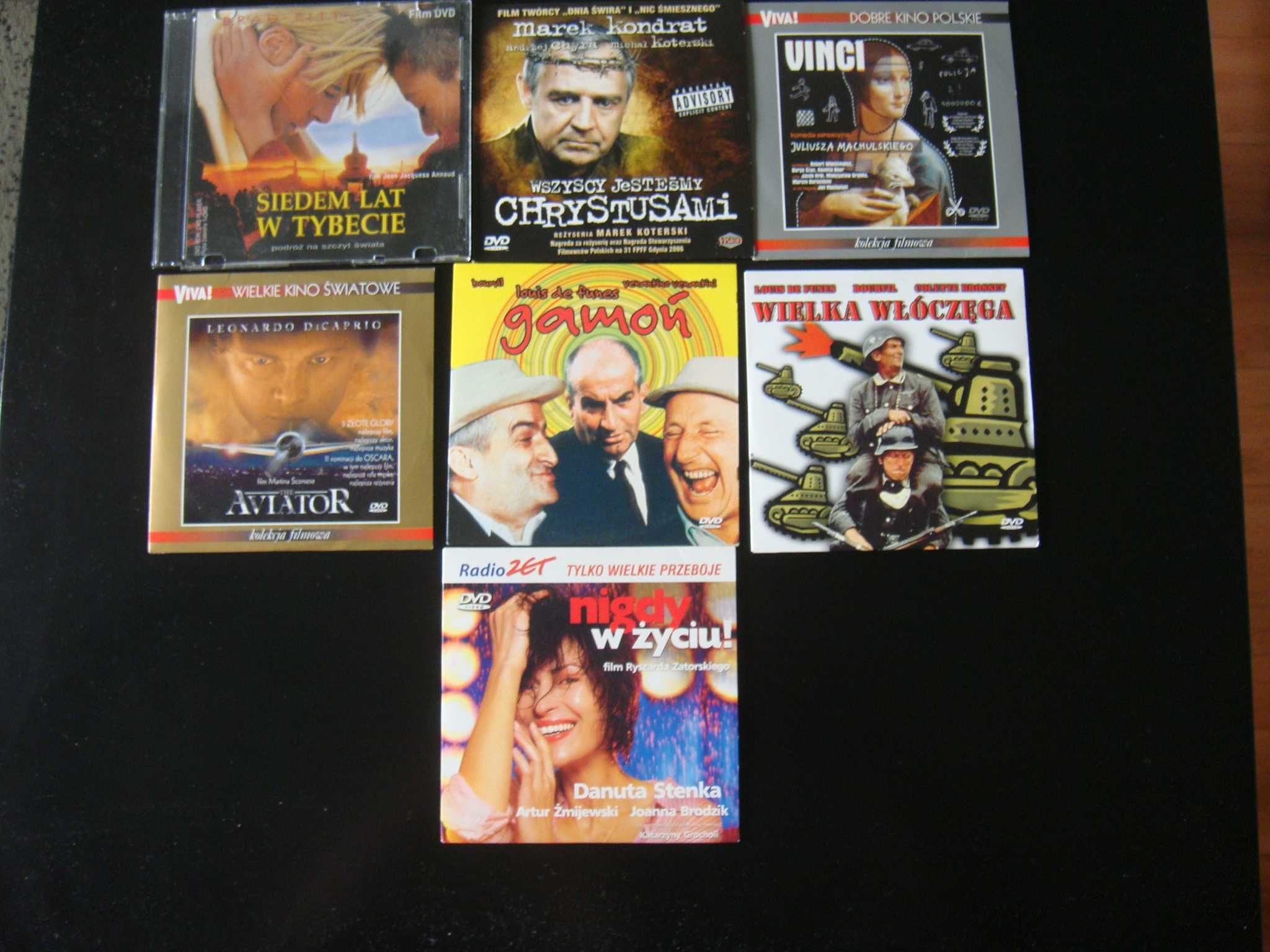 Płyty DVD-54 szt. 27 filmy pełnometrażowe + serial Co ludzie powiedzą?