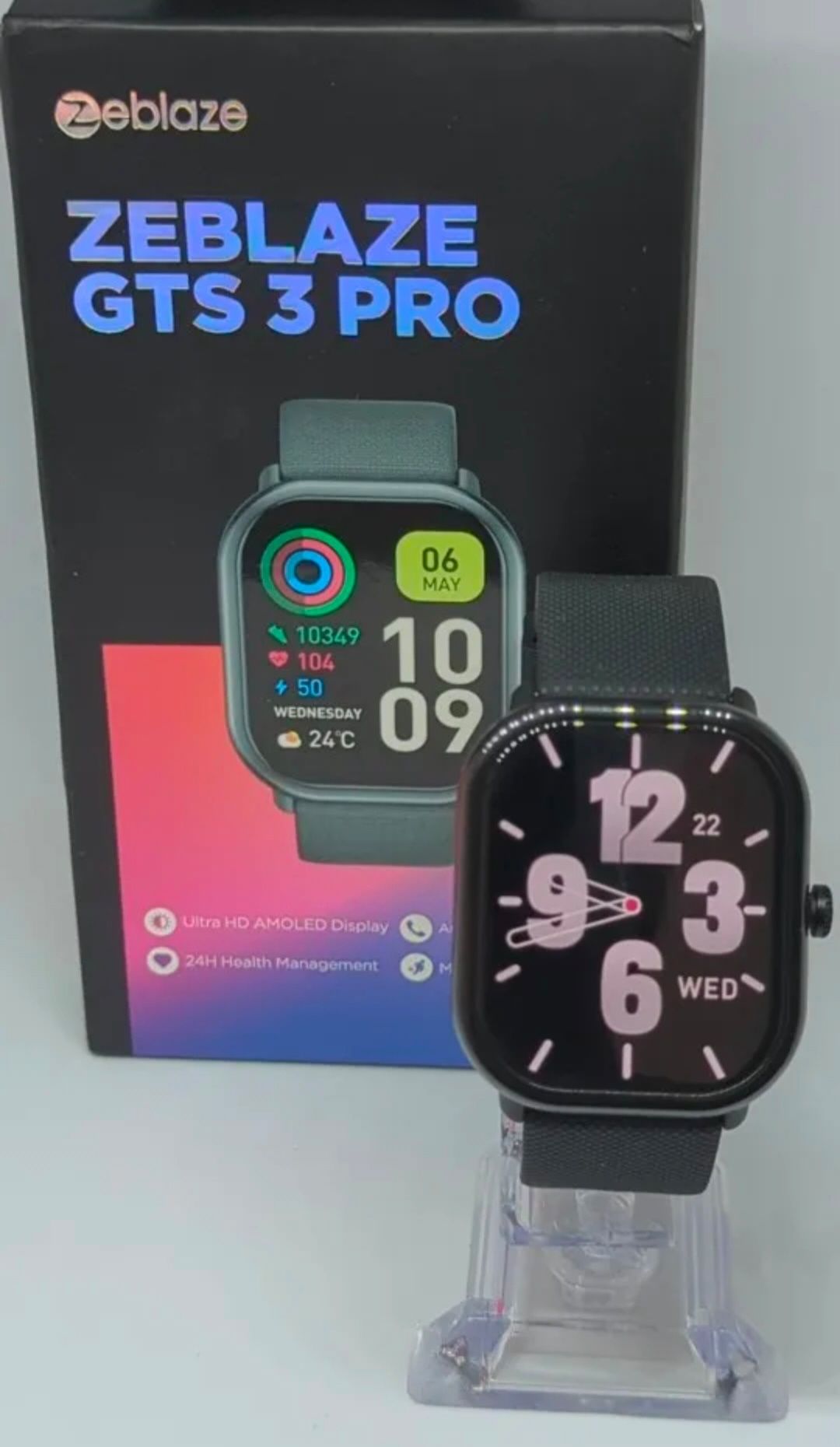 Zeblaze GTS 3 Pro смарт годинник часы Amoled дзвінки