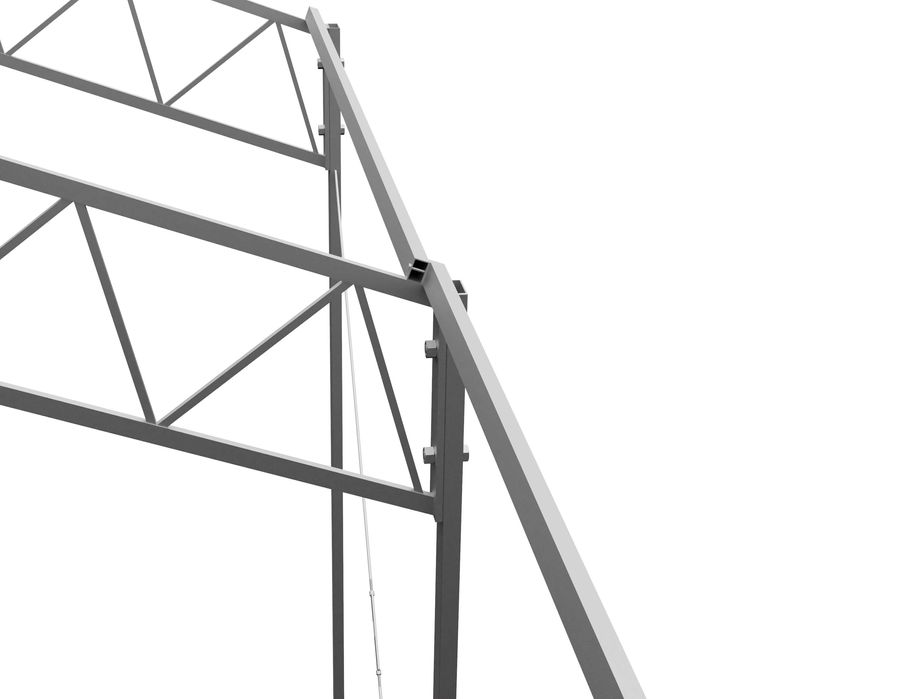 Konstrukcja Stalowa 8x22.4x4 NOWA OCYNKOWANA  HALA WIATA MAGAZYN