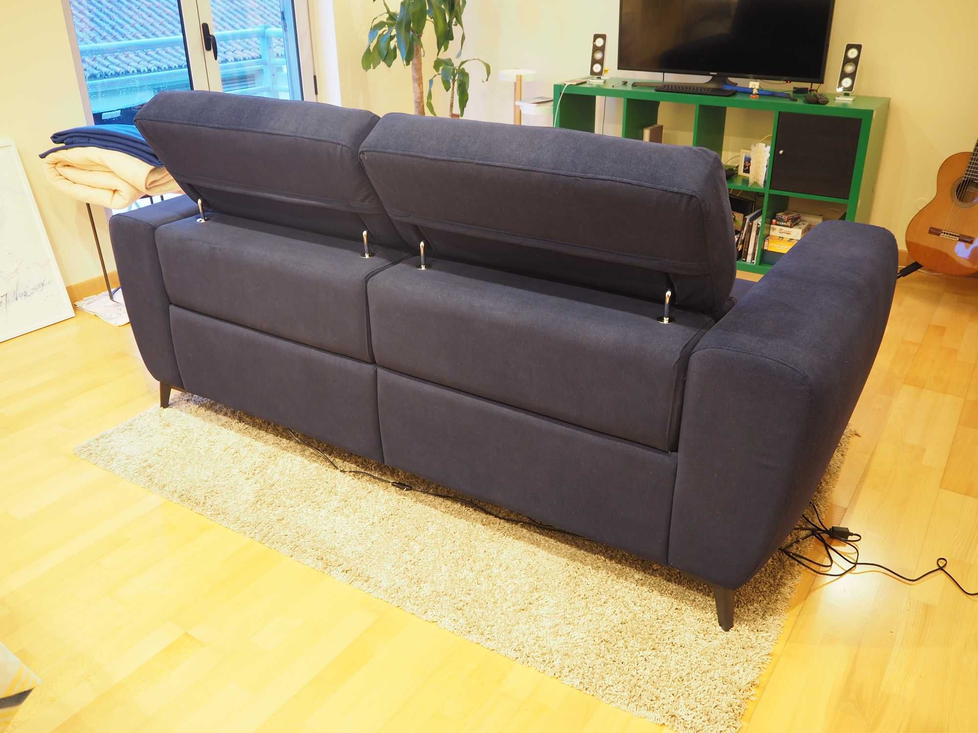 Sofa azul marinho | NOVO | Com GARANTIA | Eletrico