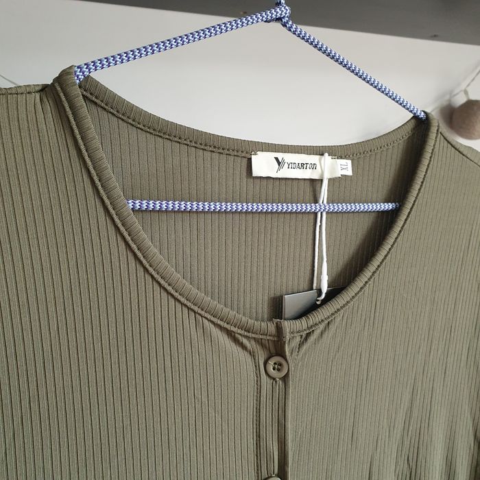 Damski kombinezon z długimi spodniami r.XL khaki