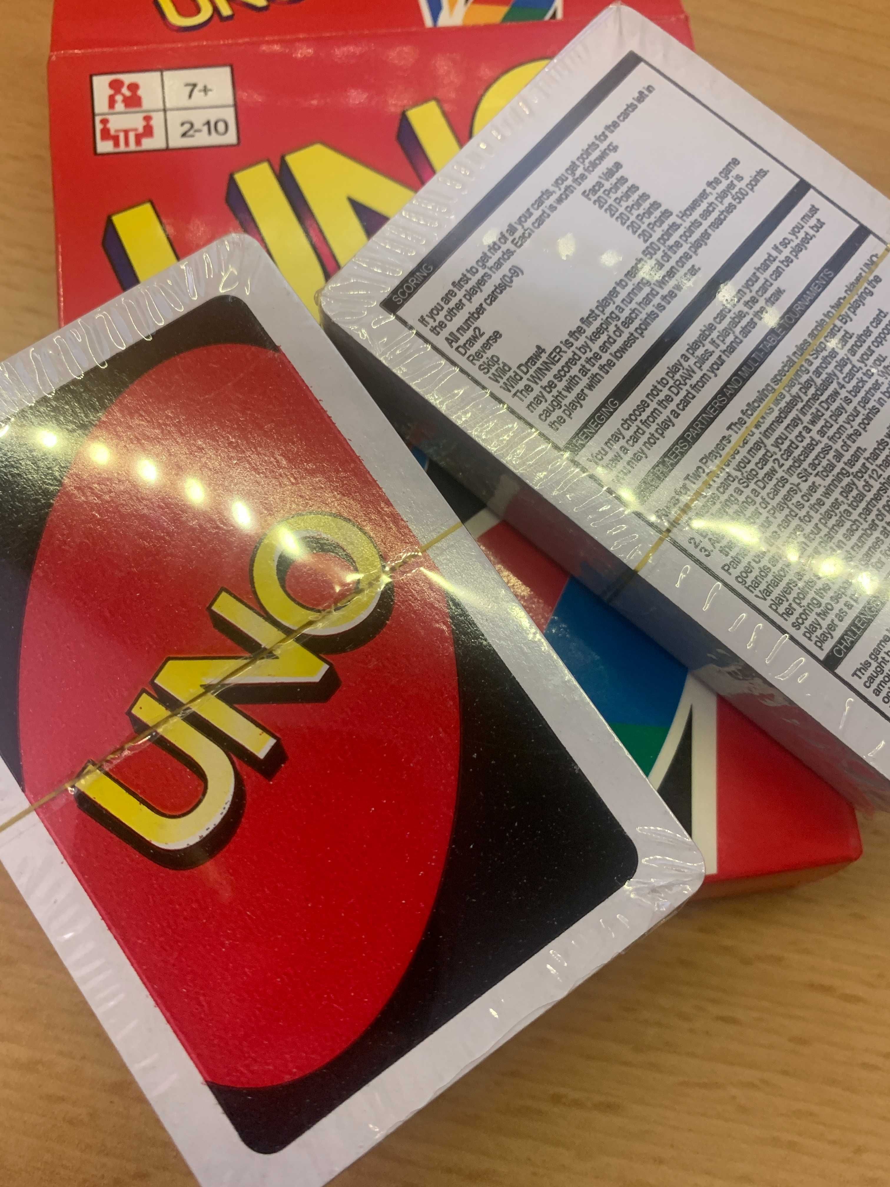 UNO Klasyczne Karty do gry Gra Klasyczna karciana logiczna planszowa