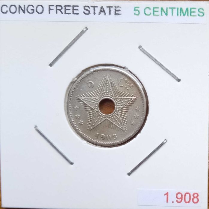 Estado Livre do Congo - - - - - Moedas