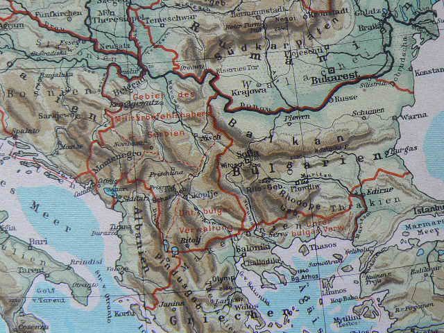 Mapa nazistowska 01.10.1942 . Grossdeutschland . Orginalna , Duża ,