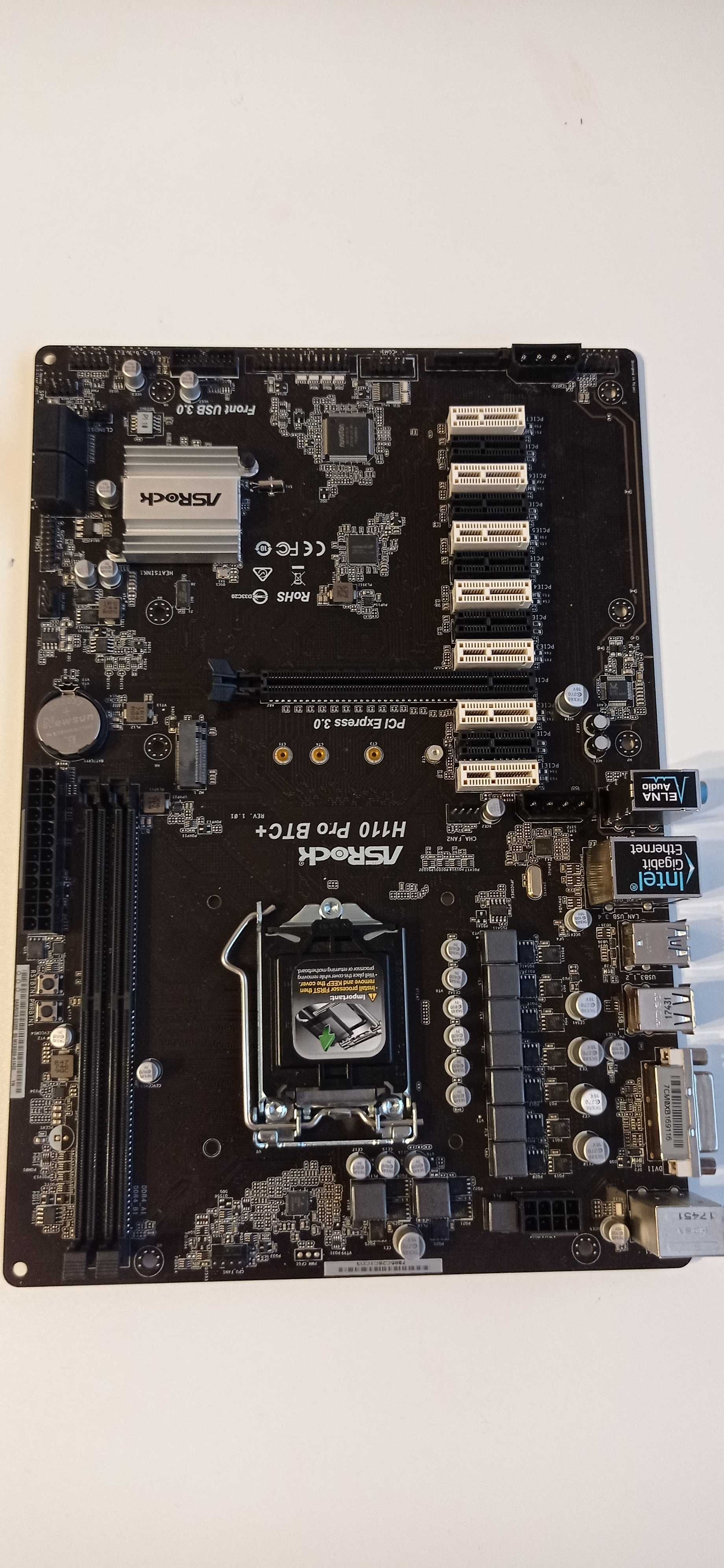 Материнська плата Asrock H 110 Pro BTC +