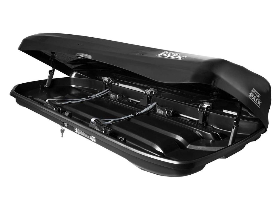 Bagażnik Box dachowy Kufer Boks bagażowy Inter Pack Skugga L 660 black