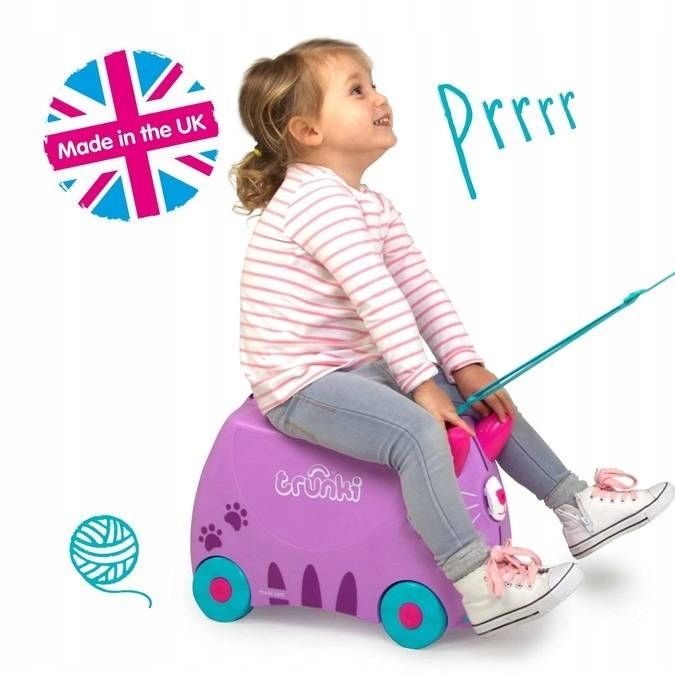 Jeżdżąca Walizka Jeździk Trunki Kotek Podręczna