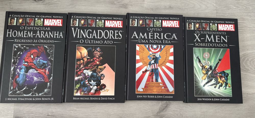 Coleção oficial graphic novels marvel