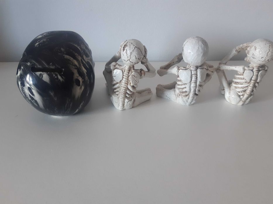 Caveiras decorativas 4 peças