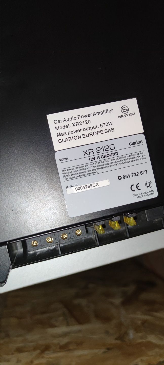 Підсилювач  автомобільний Clarion XR2120