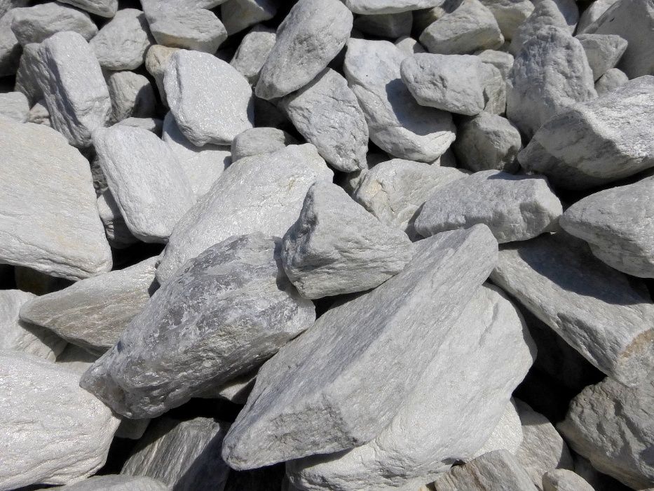 Kora Kamienna Biała Srebrna Kamień Ogrodowy Ozdobny Grys Ogród Łupek