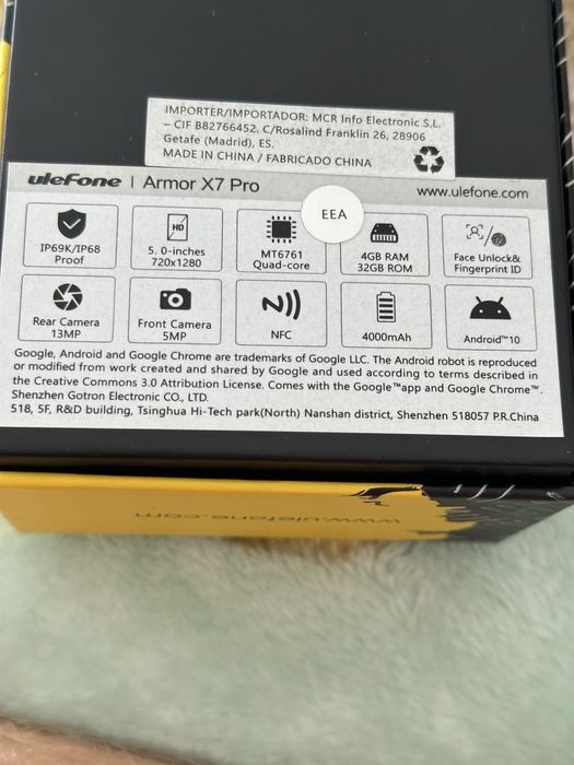 Telemovel armor X7 pro