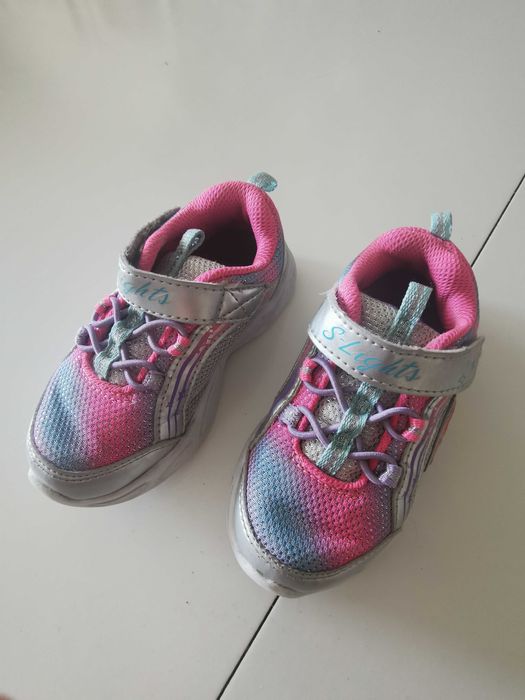 Skechers buty świecące r. 23 dziewczęce