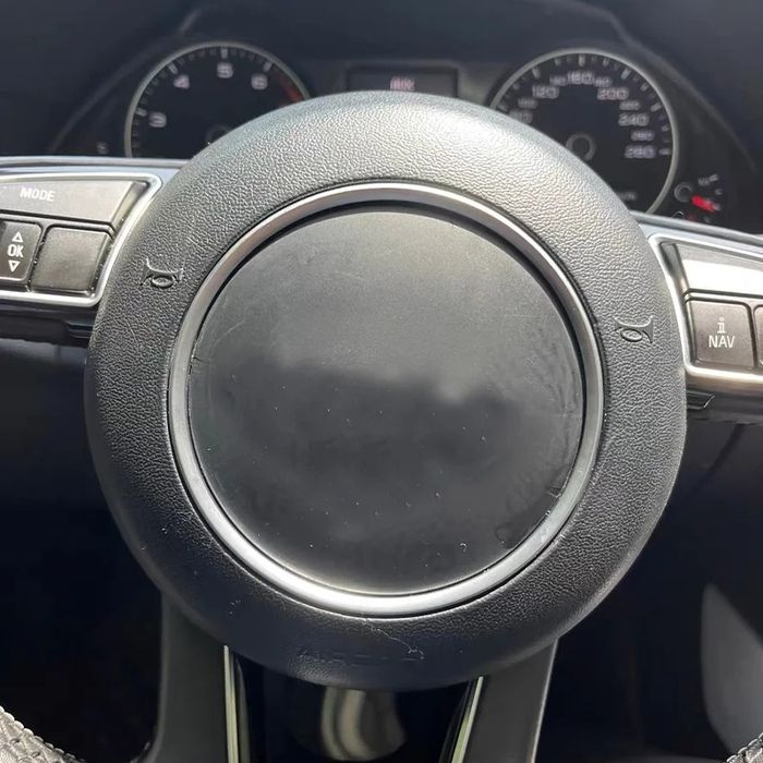 Aro moldura do volante mais emblema Audi A3 A4 A5 Q3 Q5