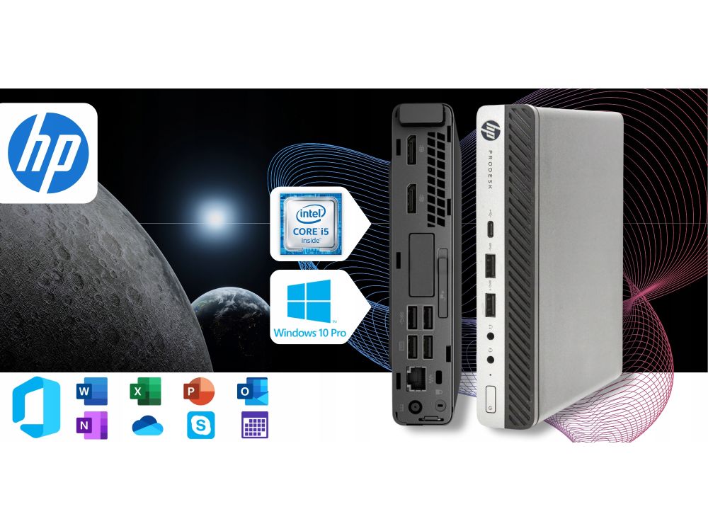 HP ProDesk 600 G3 mini PC i5 7gen 16GB DDR4 512GB SSD Win10 Pro