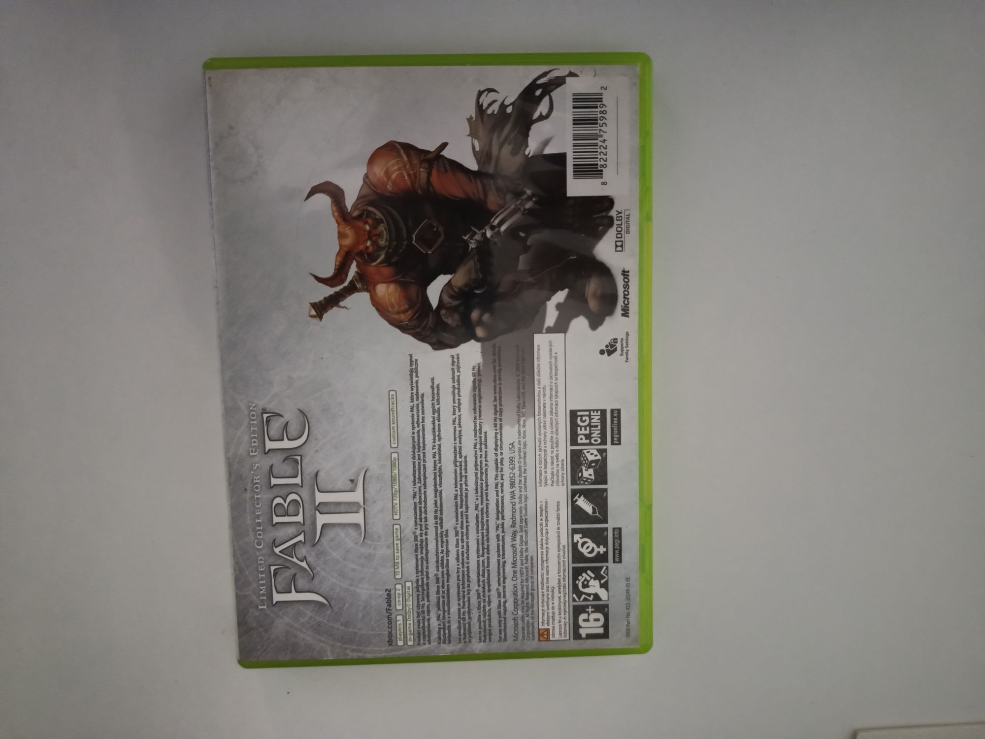 Gra Xbox 360 Fable II Limited Collectors Edition -PL- + Bonus Disc