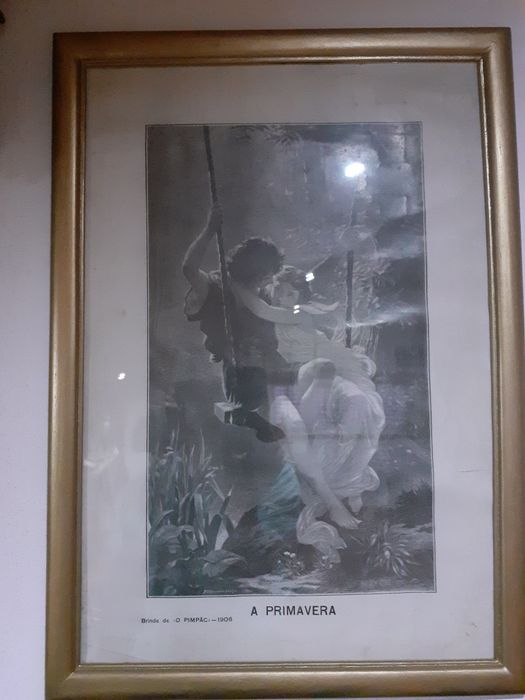 Caixa de chá decorativa em zinco.