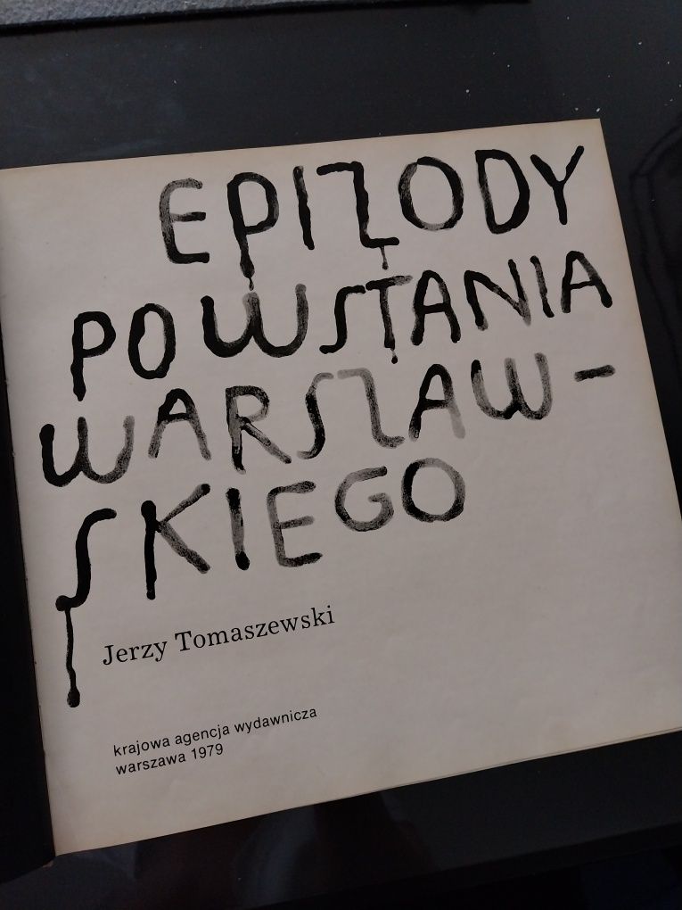 Album Epizody Powstania Warszawskiego  J.Tomaszewski
