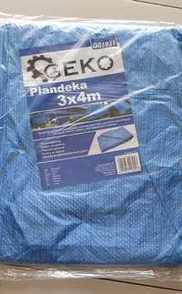 GEKO Plandeka lekka/niebieska 3 x 4 m