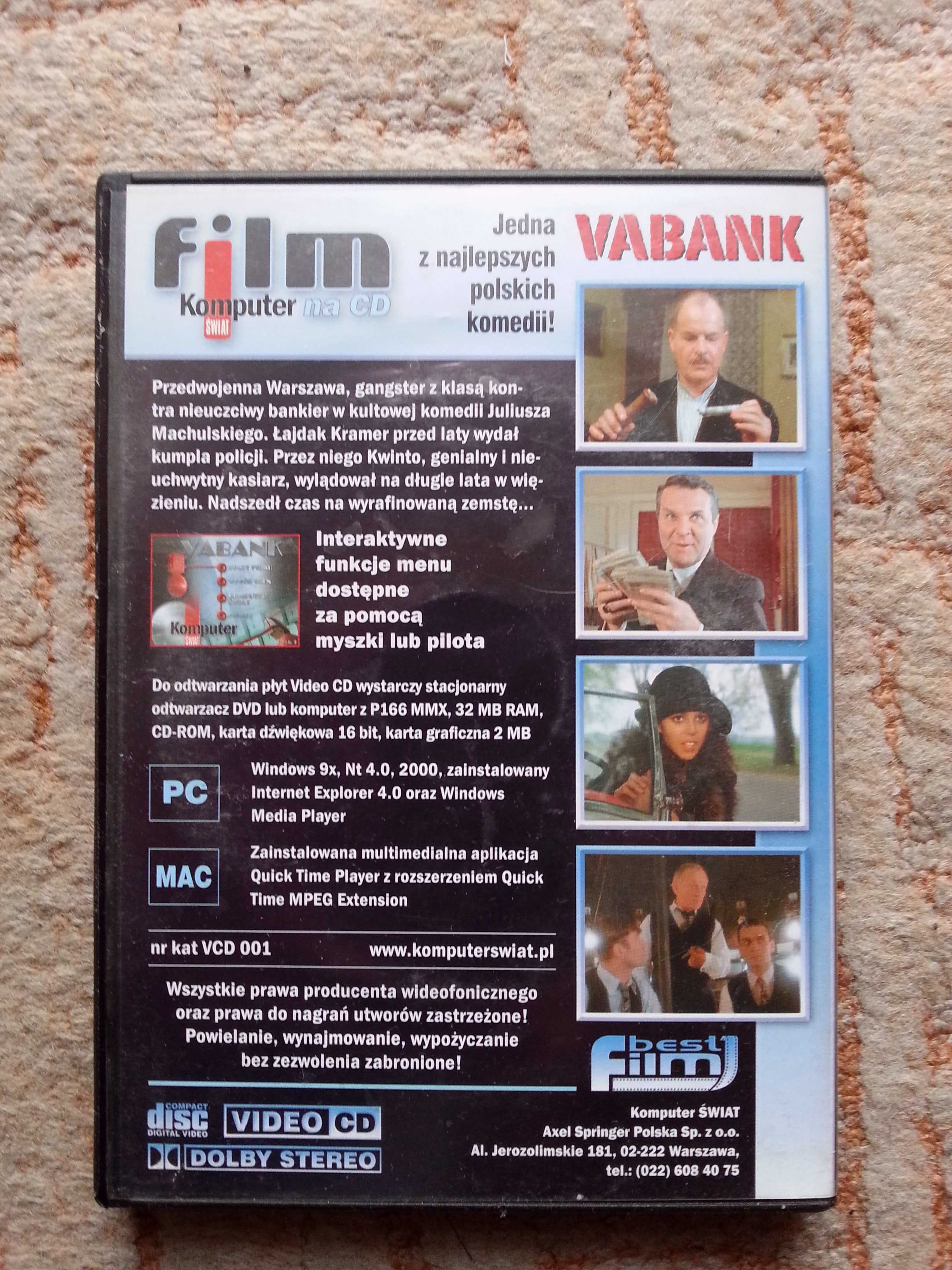 Film Vabank, dwie płyty