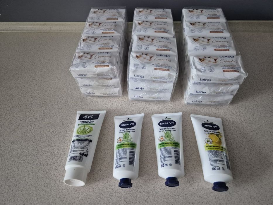 Mydła Luksja Creamy oraz kremy do rąk Linea Vit!