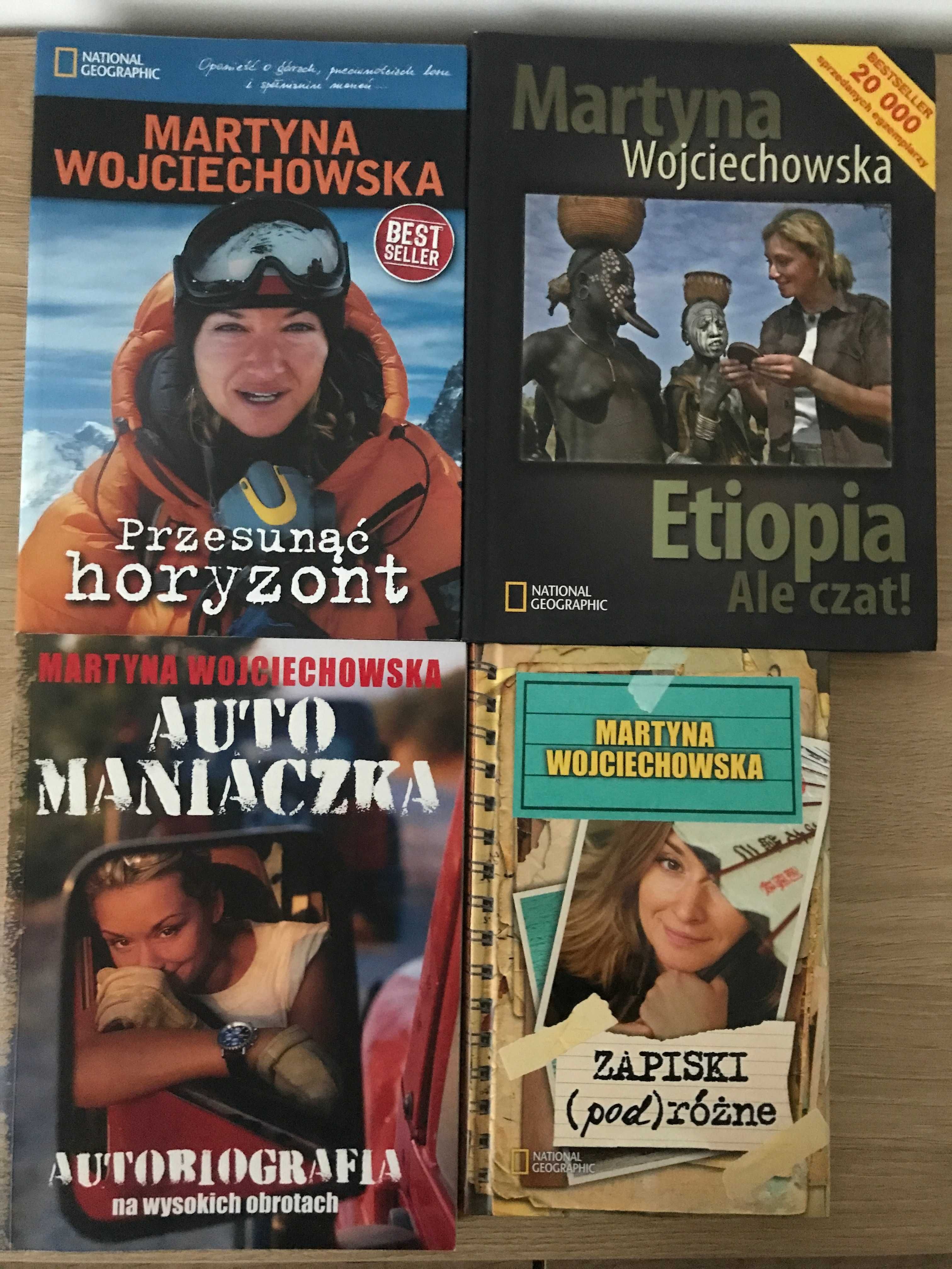 Zestaw 4 książek Martyna Wojciechowska