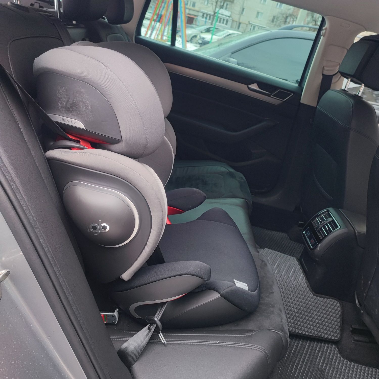 Фірмове автокрісло GB Elian-fix Silver 15-36 кг Isofix, від 3 до 12 р.