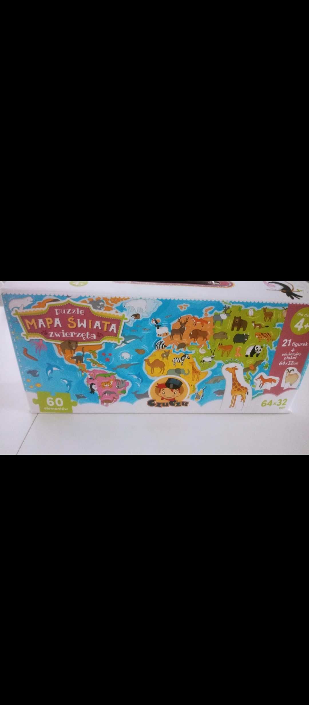 Puzzle czuczu mapa świata