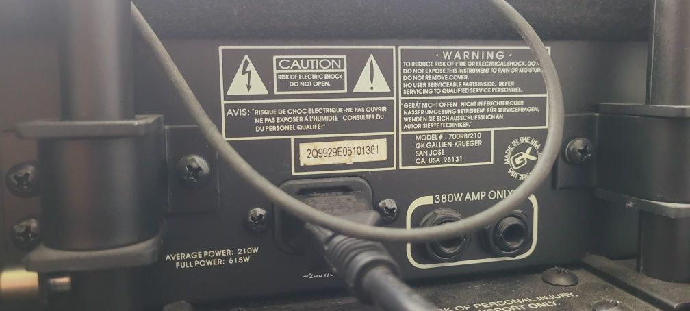 Gallien Krueger 700RB 210 Bi Amp, combo basowe