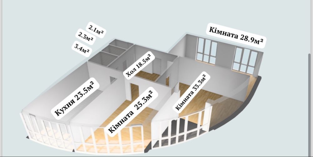 3к квартира в центрі міста, елітний будинок, ЖК Парадіз, нерухомість