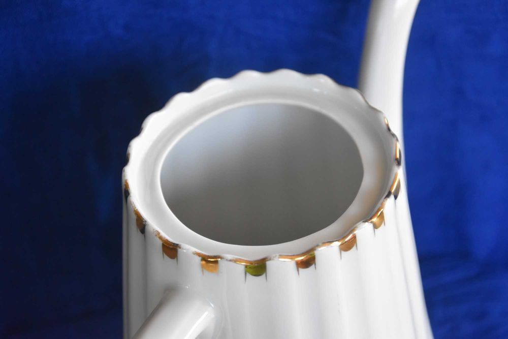 Dzbanek do kawy Tuppack Parowa Tiefenfurt Karogold 1925 r. śląsk