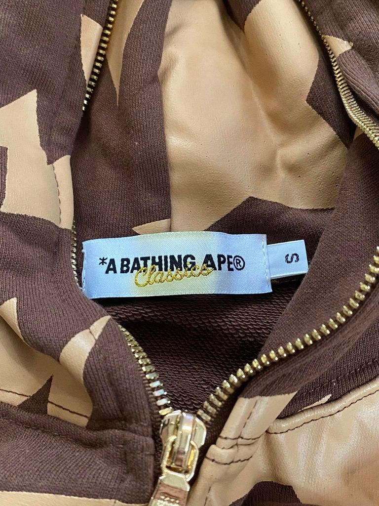 a bathing ape vintage brown hoodie