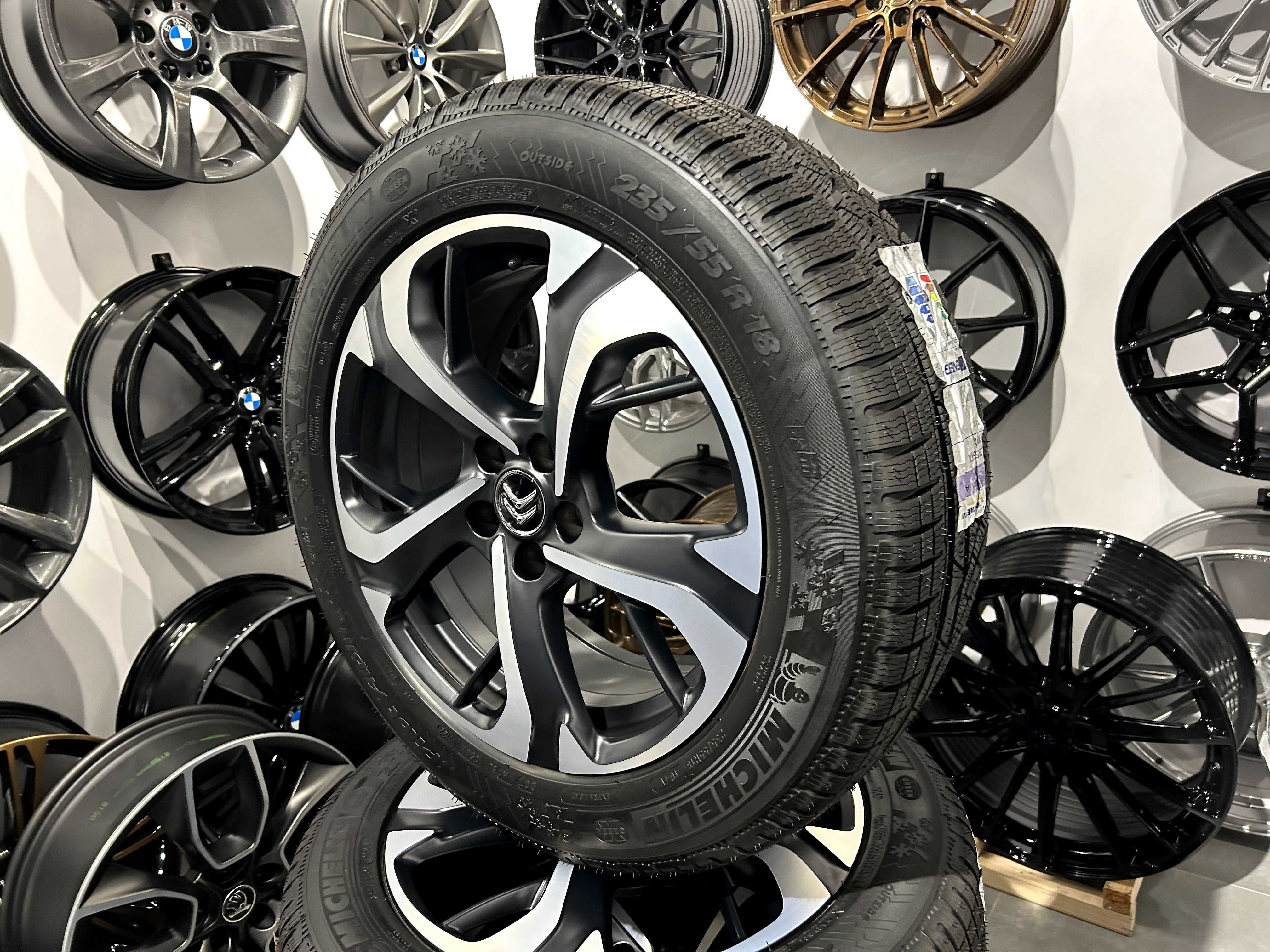 Oryginalne koła zimowe 18 5x108 ET46 Citroen DS7 C5 Aircross C5 X