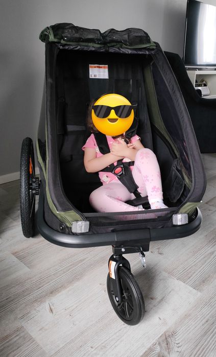 Przyczepka rowerowa hamax jak nowa