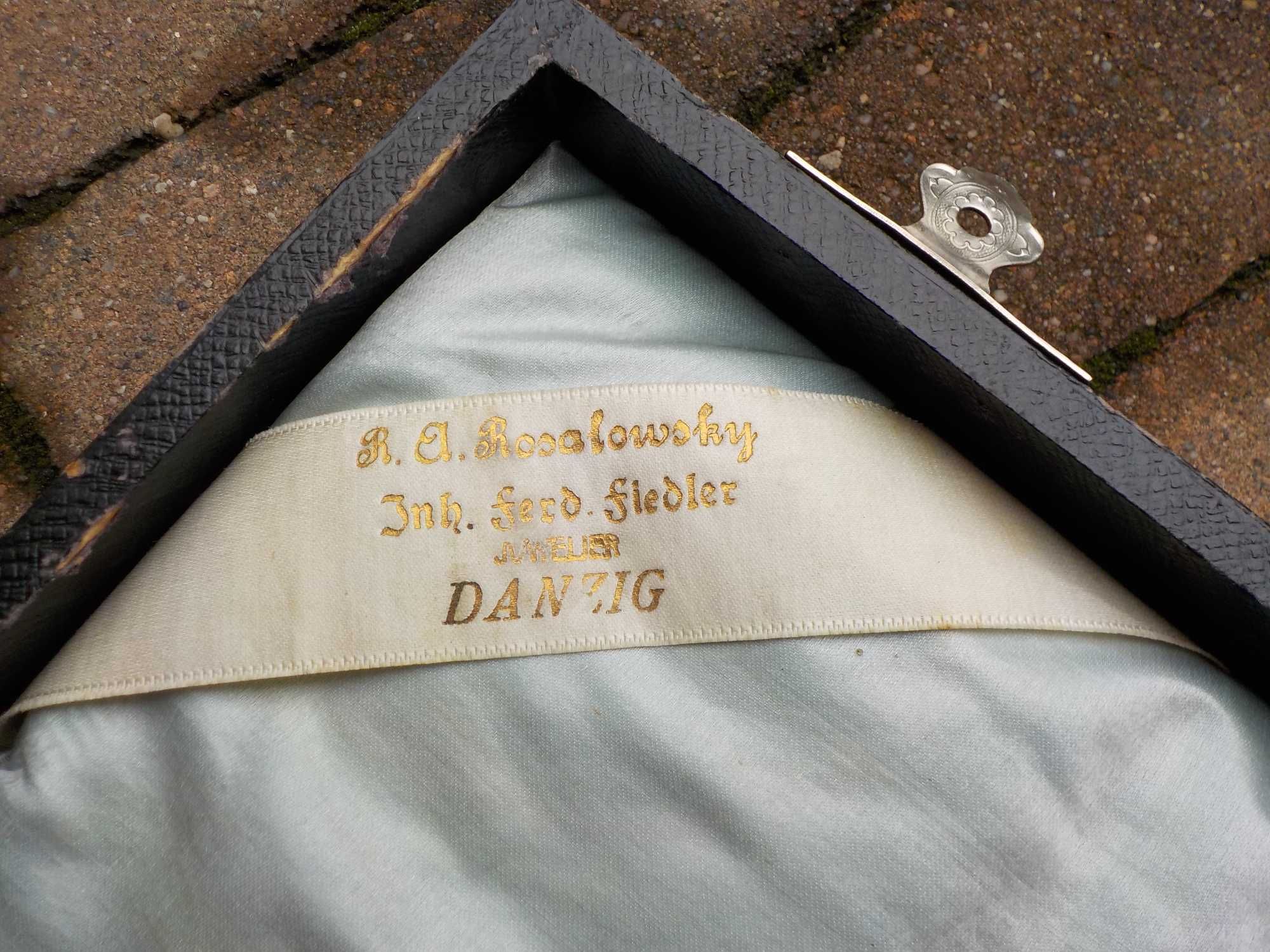 Przedwojenne etui na sztuce. R.A. Rosalowsky, DANZIG