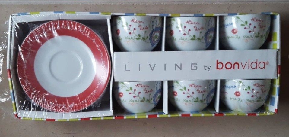 Serviço Chá Porcelana NOVO em caixa