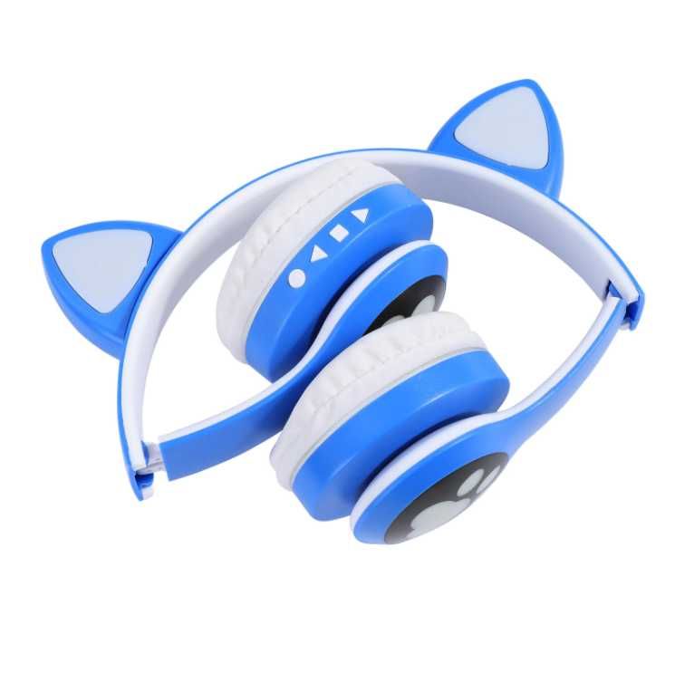 Наушники беспроводные с кошачьими ушками Cat Ear VІV-23 M С подсветкой