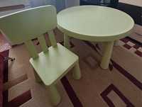 Продам дитячий стіл і стілець IKEA MAMMUT